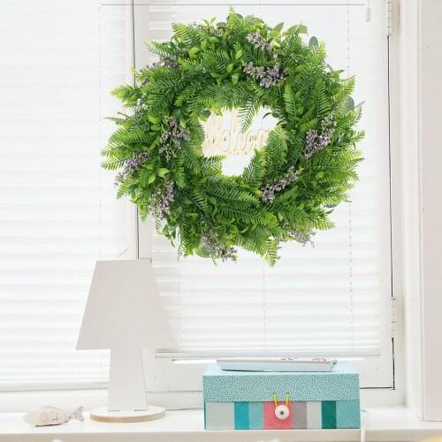 Artificial Green Leaves Garland 45cm Lavender Garland ing Door