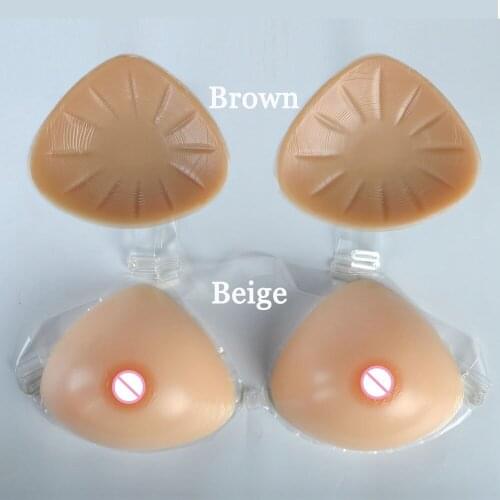 600g/pair B Cup artificial silicone breast form False Boob peito de silicone for transgender crossdresser siliconen borsten