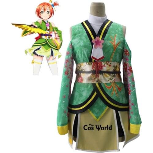 Love Live Kaguya No Shiro De Odoritai Angelic Angel Hoshizora Rin Kimono Dress Uniform Outfit Anime Cosplay Costumes