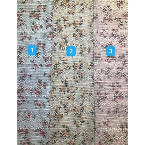 Style Pure Cotton Crochet Lace Fabric ,Bridal Gown Wedding Dress Prom Dress Haute Couture Cotton Lace Fabric 130cm wide