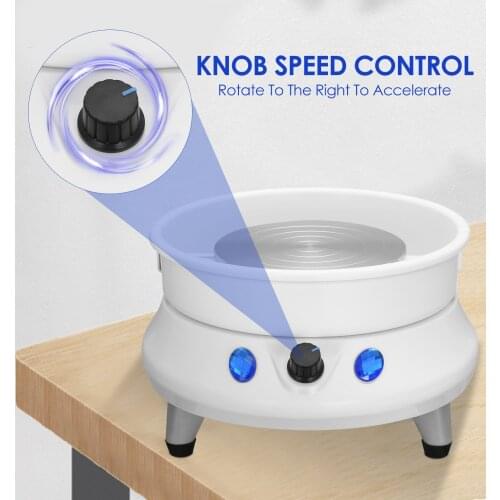 13cm Pottery Plate Electric Pottery Wheel Machine Make Ceramic Working Clay Crafts DIY Hand Tools Turntable For Ceramic Clay New