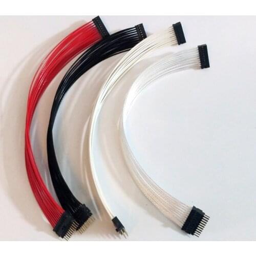 Chassis front panel motherboard USB3.0 silver-plated extension cable Extension cable 19pin 20pin Extension cable 20cm