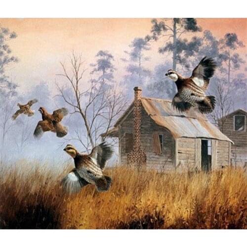 NEW Arrival 3d diy diamond embroidery Autumn Bird diamond Embroidery cross stitch full Round Drill mosaic rhinestone embroidery