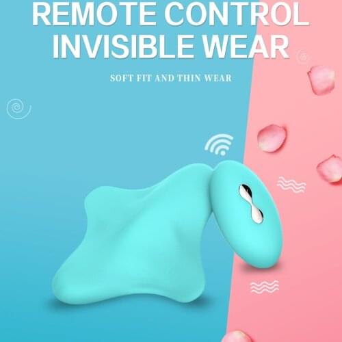 Wearable Panty Vibrator with Wireless Remote Control 10 Speed Silicone Invisible Clitoral Stimulator Sex Toys for Women Couples
