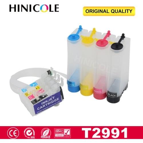Hinicole Continuous Ink System For Epson T2991 T2992 T2993 T2994 Expression Home XP-235 332 335 432 435 Printer