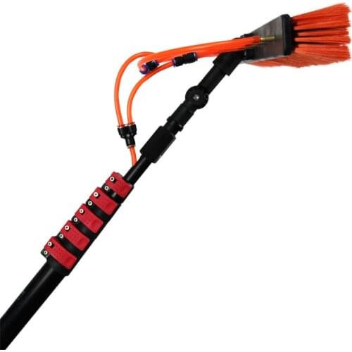 Solar Photovoltaic Panel Special Cleaning Tool 6 Meters Telescopic Rod Cleaning Equipment