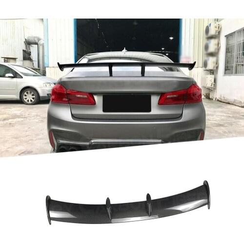 For BMW 5 Series G30 F90 M5 Spoiler 2017 -2020 Rear Spoiler Carbon Fiber AC style Boot Racing Wings Trim Bumper Spoiler
