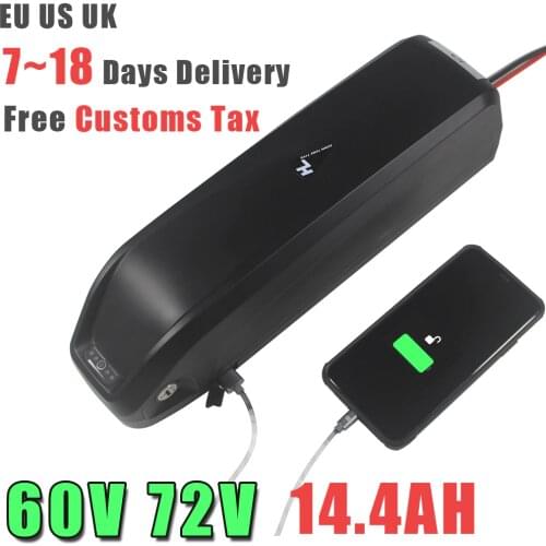 60V Battery 72V 14.4AH ebike Battery Hailong Max 750W 1000W 1500W 21700 Cell BBS02 BBS03 BBSHD