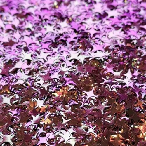 100G 4pt Stars Mermaid Galaxy, Color Shift Nail GLITTER, Chameleon Glitter, Aqua Stars, Purple Stars, MERMAID Galaxy 4pt STARS