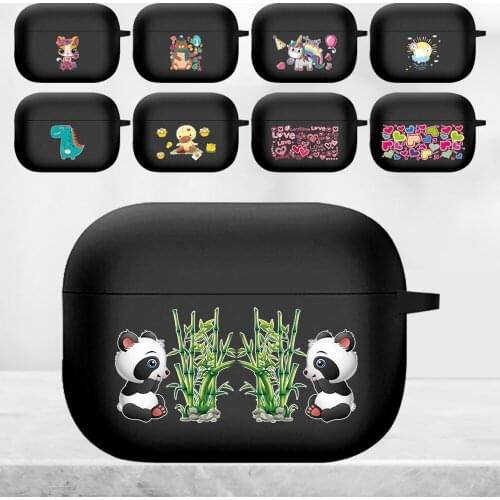 For Airpods Pro 3 Case Lovely Series Pattern Ultra-thin Silicone Wireless Earphone Sleeve for Apple Airpods Pro