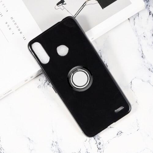 For Tecno Spark 3 Pro 6.2" Spark3 3Pro Spark3Pro KB8 Back Ring Holder Bracket Phone Case Smartphone TPU Soft Silicone Cover