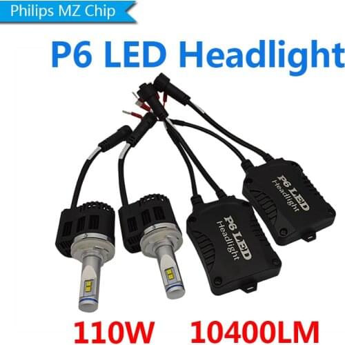 H15 10400Lm 110W LED Canbus Car Bulb Auto Lamp Headlight High Beam Running Driving Light Conversion Kit