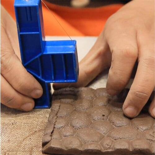 Pottery Tool Plastic Wire Bevel Cutter Creative Hobbies Ceramics Sculpting Polymer Clay Cutting Modeling Trimming Sculpture Tool