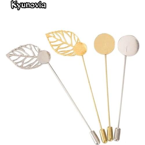 Kyunovia Gold Brooches For Clothes
