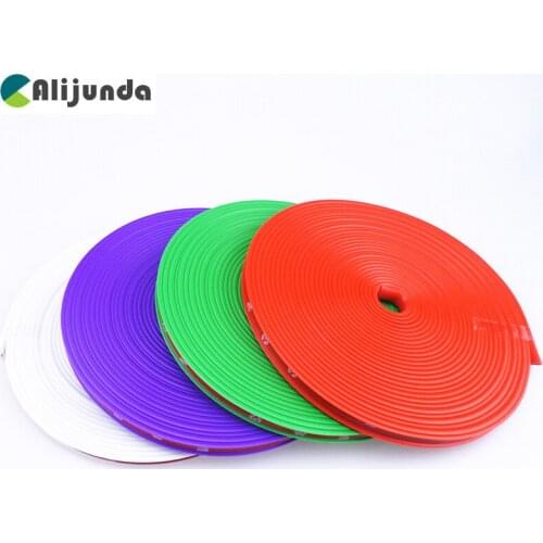 8 meters car wheel trim strip for Toyota Camry Corolla RAV4 Yaris Highlander/Land Cruiser/PRADO Vios Vitz/Reiz Prius Levin Crown