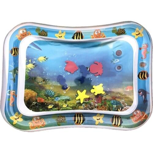 Hot! Funny Baby Inflatable Water Mat Patted Pad Water Cushion Cooling For Infants Toddlers Summer Must Baby Pillows Kids Toy