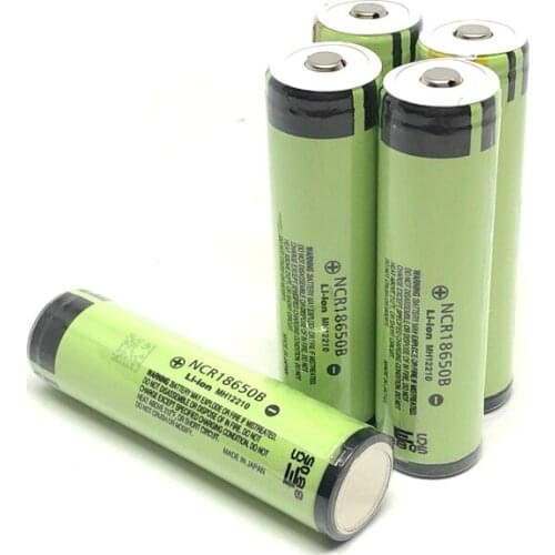 Panasonic Original NCR18650B 3.7V 3400mah 18650 Rechargeable Lithium Battery for Flashlight Laptop Batteries with Protected PCB