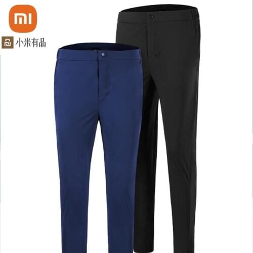 Youpin youpin Mens commuter quick-drying trousers summer lightweight texture moisture absorption high elastic reflective