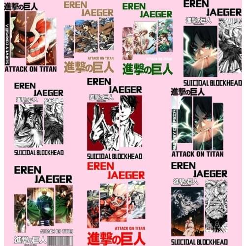 Japan’s new anime attack giant surrounding characters hot stickers for DIY heat transfer accessories on boys’ clothes