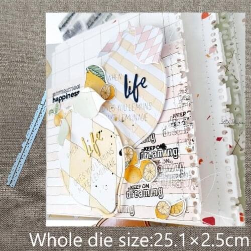 New Design Craft Metal stencil mold Cutting Dies book card edge decoration scrapbook die cuts Album Paper Card Craft Embossing