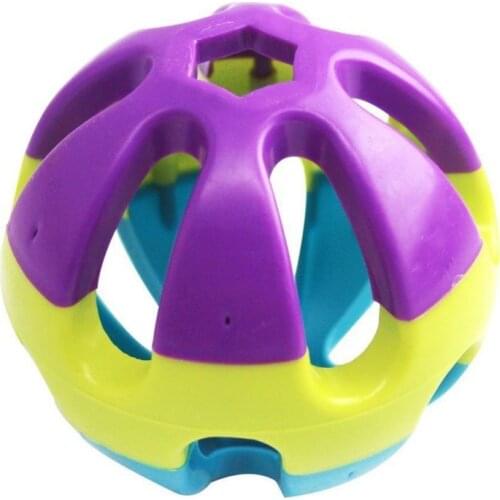 Parrot Bells Ball Toy Pet Bird Supplies Kickng Chewing Toys Multicolor Cockatiel Small Pet Favorite Chase Game Toy