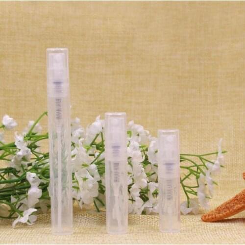 2ml 3ml 5ml Empty Mist Portable Perfume Bottle Atomizer Plastic Refillable Spray Cosmetics Containers LX1351