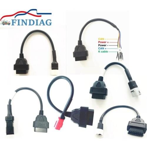 OBD2 Extension Cable Motorcycle Diagnostics Cable for Kawasaki For YAMAHA For HONDA OBD2 Connector for DELPHI