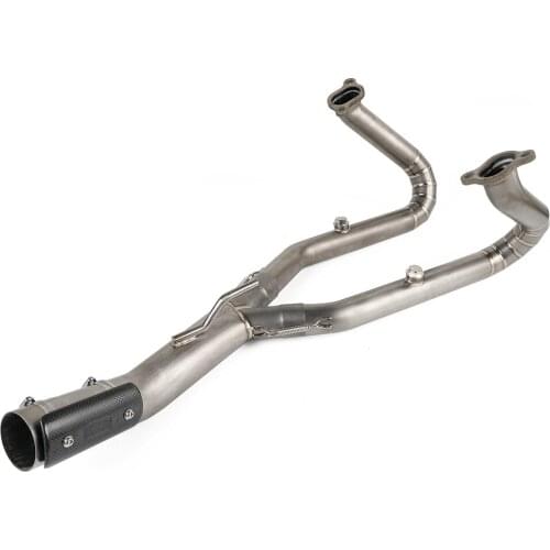 Motorcycle Exhaust Full System Front Mid Link Pipe Exhaust Pipe For BMW R1200GS ABS Adventure R 1200 GS 2013-2018 2014 2015 2016