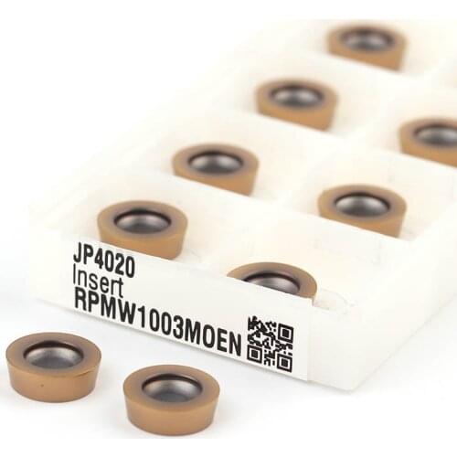 RPMW1003MOEN JP4020 100% original High quality Milling inserts CNC lathe tools Carbide inserts Steel turning tool Turning insert
