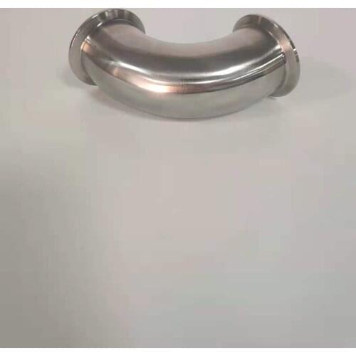 Clamp 2" (51) Tri Clamp OD64mm Stainless Steel304 90 Degree Elbow Pipe Fitting