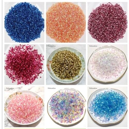 30g 2*3mm Bingsu Beads Czech Cylindrical Plastic Seed Needle Beads For DIY Material Stitch Embroidery Handmade Garment Sewing