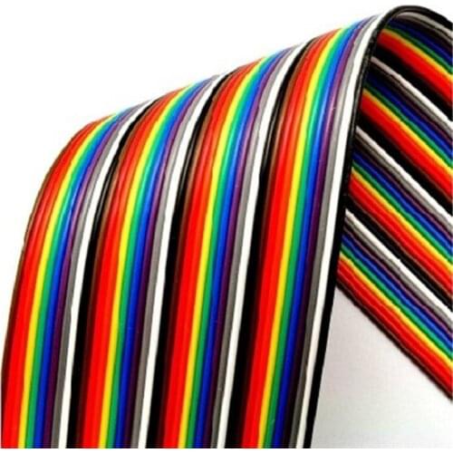 Diameter 0.12 mm 40pin Polyolefin Flat Cable color 1METER