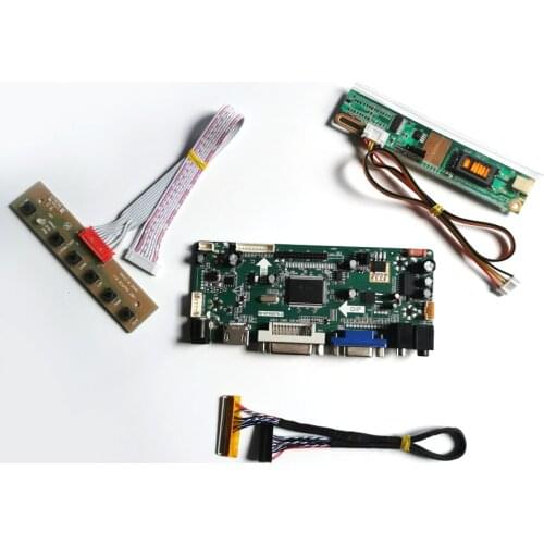 For LP154WP1-TLD1/TLE1 VGA+DVI 15.4" 1440*900 M.NT68676 screen controller drive board CCFL LVDS 30Pin LCD monitor panel Kit