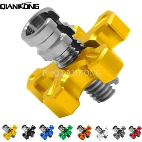For YAMAHA MT09 Tracer FJ-09 MT07 2014-2015 Motorcycle Accessories CNC Billet Clutch Cable Wire Adjuster M10x1.5 Red/Blue