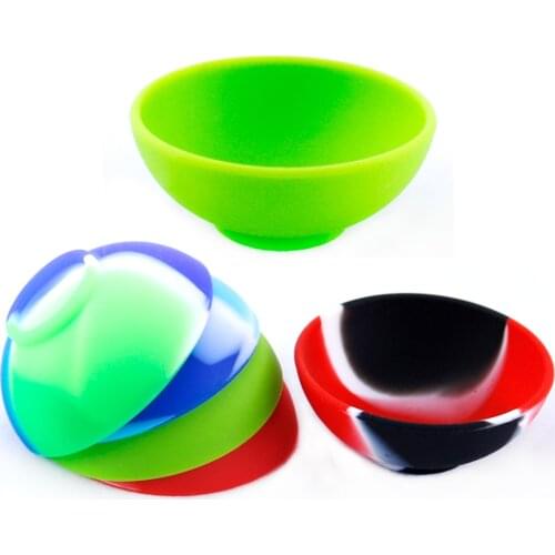 2Pcs Household Silicone Container Bowl Diameter 50mm Tobacco Herb Smoking Storage Container Kitchen Home Smoke weed accessories