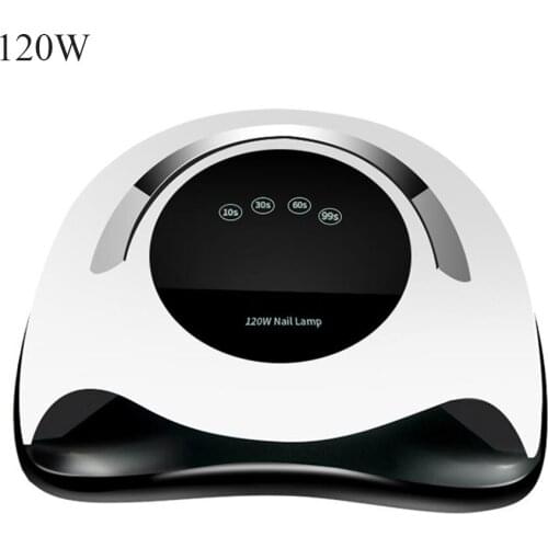 120W Nail Lamp With Handle Timer Display Infrared Light Control ABS 36 UV LED Nail Gel Curing Lamp DIY UV Manicure Lamp Gift