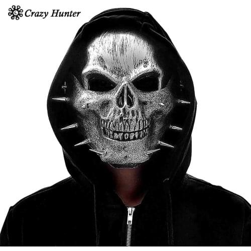 New Skull Spike Mens Mask Cosplay Costume Gothic