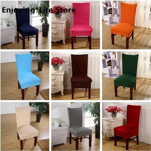 Wholesale 5pcs Wedding Banquet Chairs Cover Party Decore SDining Room Eat Cover Stretch Spandex Chair Covers Dining Cover Chair