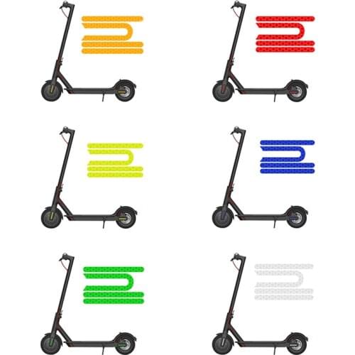 For Mijia M365 Pro Electric Scooter Reflective Sticker Reflector For M365 Safety Night Riding Cycling Scooter Parts
