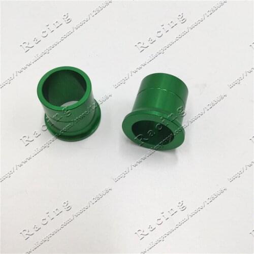 CNC Billet Front Wheel Hub Spacers For KX125 KX250 06-08 KXF250 KXF450 06-14 Motorcross Motorcycle Enduro Dirt Bike Off Road