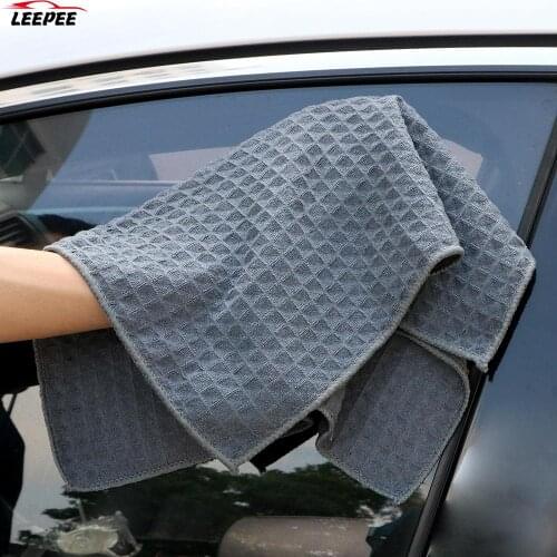 Car Detailing Cleaning Car Wash Towel Cleaning Drying Cloth Tool Super Absorbency Microfiber Car Accessories