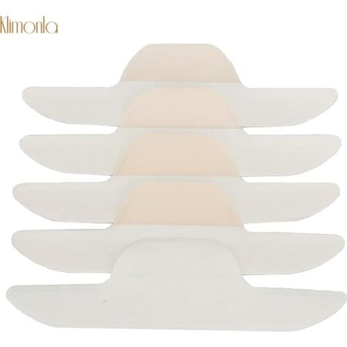 150pcs White Collar Disposable T-shirt Absorbing Sweat Pads Self-Adhesive Anti-dirty Collar Deodorant Pads Makeup Tools
