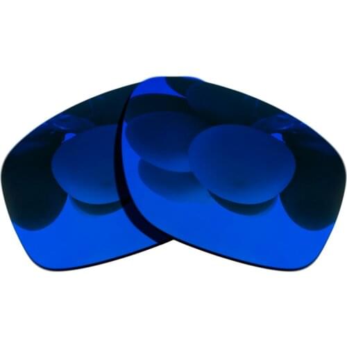 Polarized Sunglasses Replacement Lenses for-Sliver Frame - Deep Blue