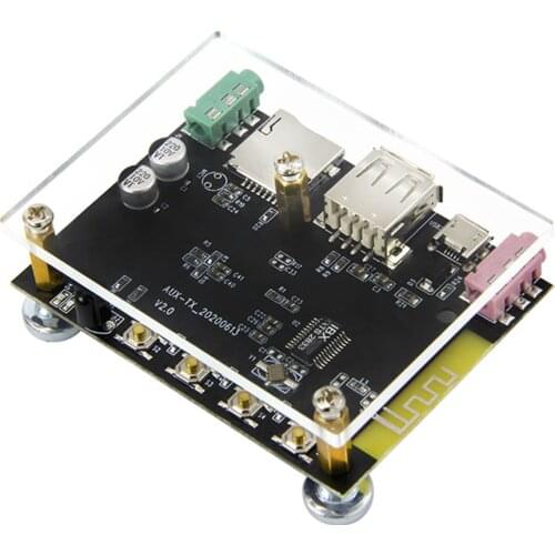 Taidacent Stereo Lossless Wireless Module Multifunctional Bluetooth 5.0 Audio Transmitter Receiver Audio Power Amplifier U Disk