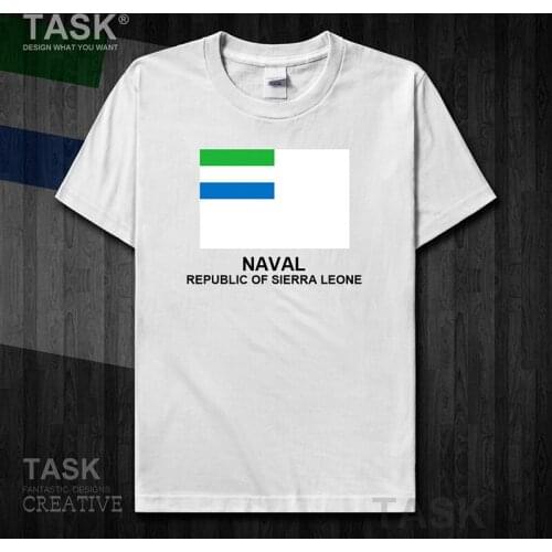 Navy Sierra Leone Leonean SL SLE mens t shirt new Tops Short sleeve country Army Tactical Military sweatshirt sports cotton 01