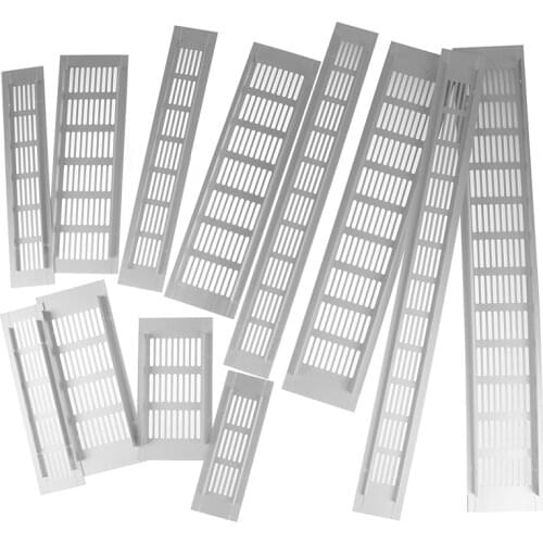 Vents Perforated Sheet Aluminum Alloy Air Vent Perforated Sheet Web Plate Ventilation Grille Vents Perforated Sheet Width 5/8cm