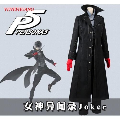 VEVEFHUANG Akira Kurusu Cosplay Costume Protagonist/Persona 5 Cosplay Ren Amamiya/Joker Costume Protagonist/Persona 5