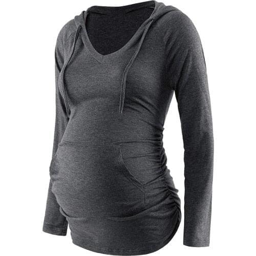 WISEFIN Maternity Hoodie