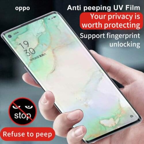 Anti Peeping Tempered Glass For oppo Find x Privacy Screen Protector For OPPO Find x2 find x2pro