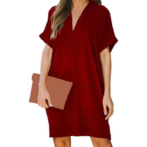 Women Dress Hollow Design Loose Casual Summer Beach Knee-Length Dress for Banquet party dress women elegant Black 3XL vestidos